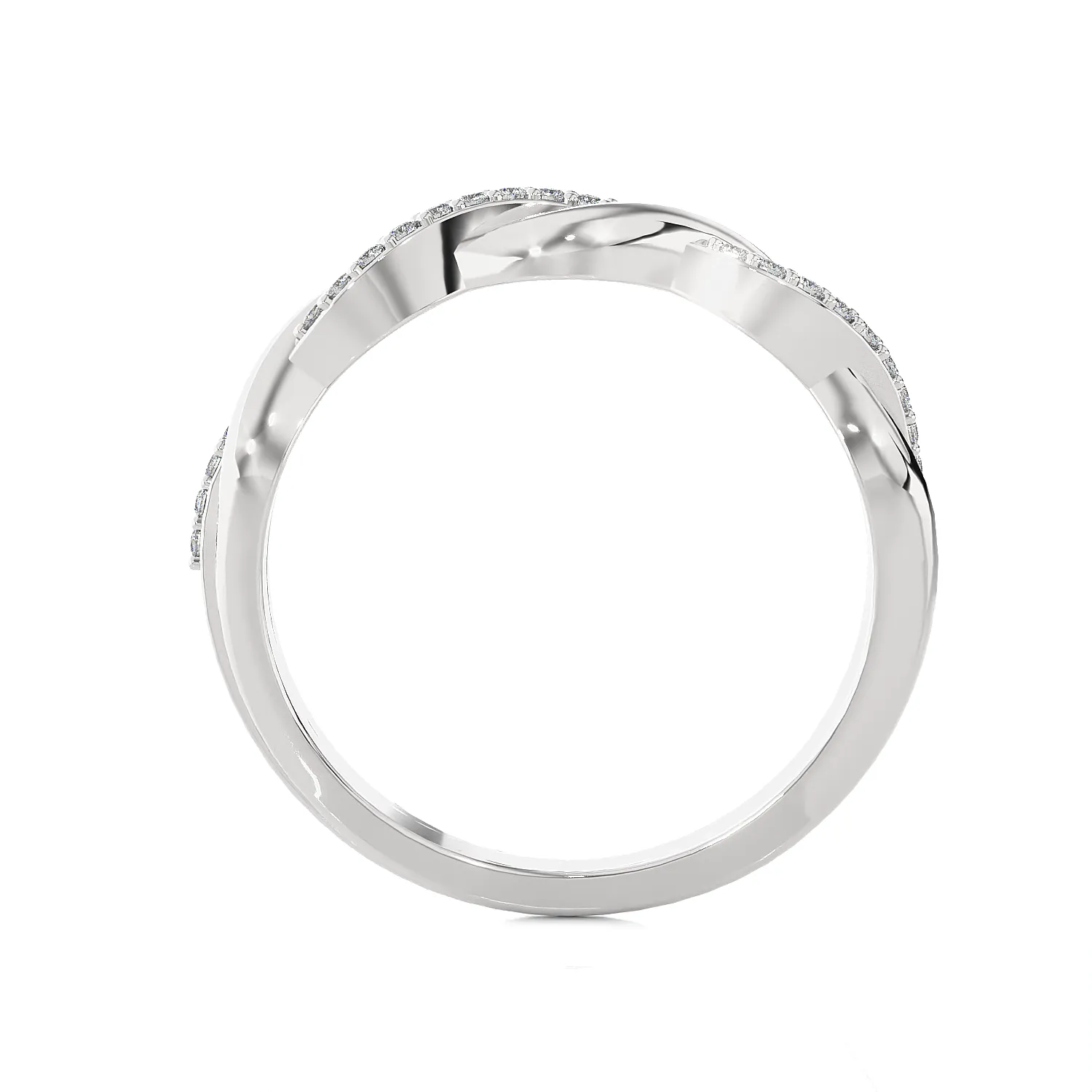 1/8 ctw Round Lab Grown Diamond Ring