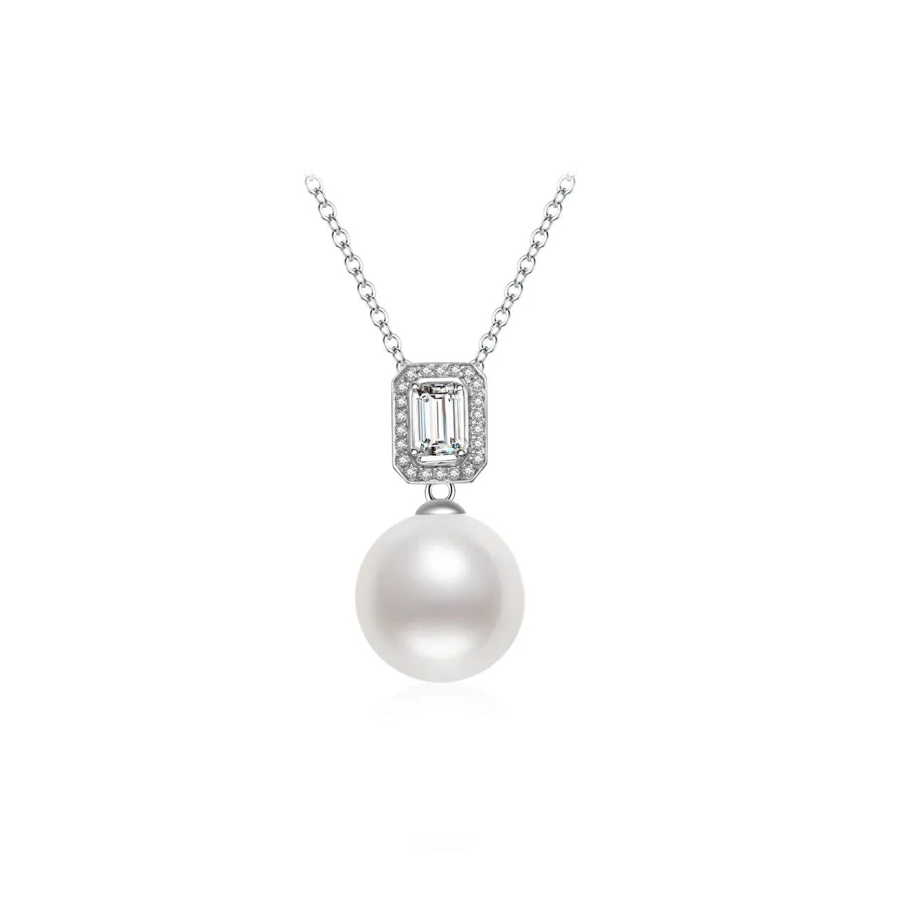 18K Solid Gold Edison Pearl Necklace KN00118