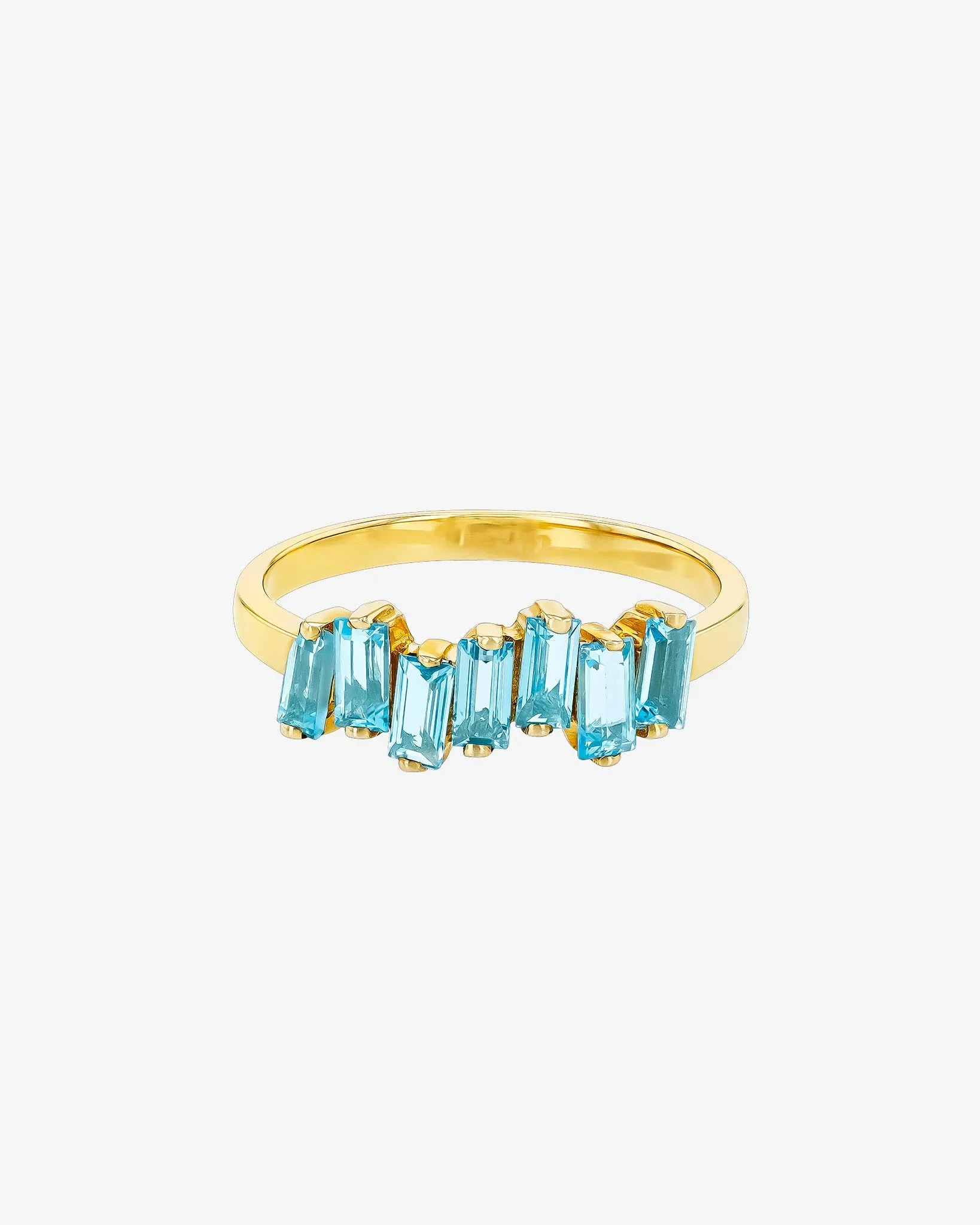 Amalfi Swiss Blue Topaz Half Band