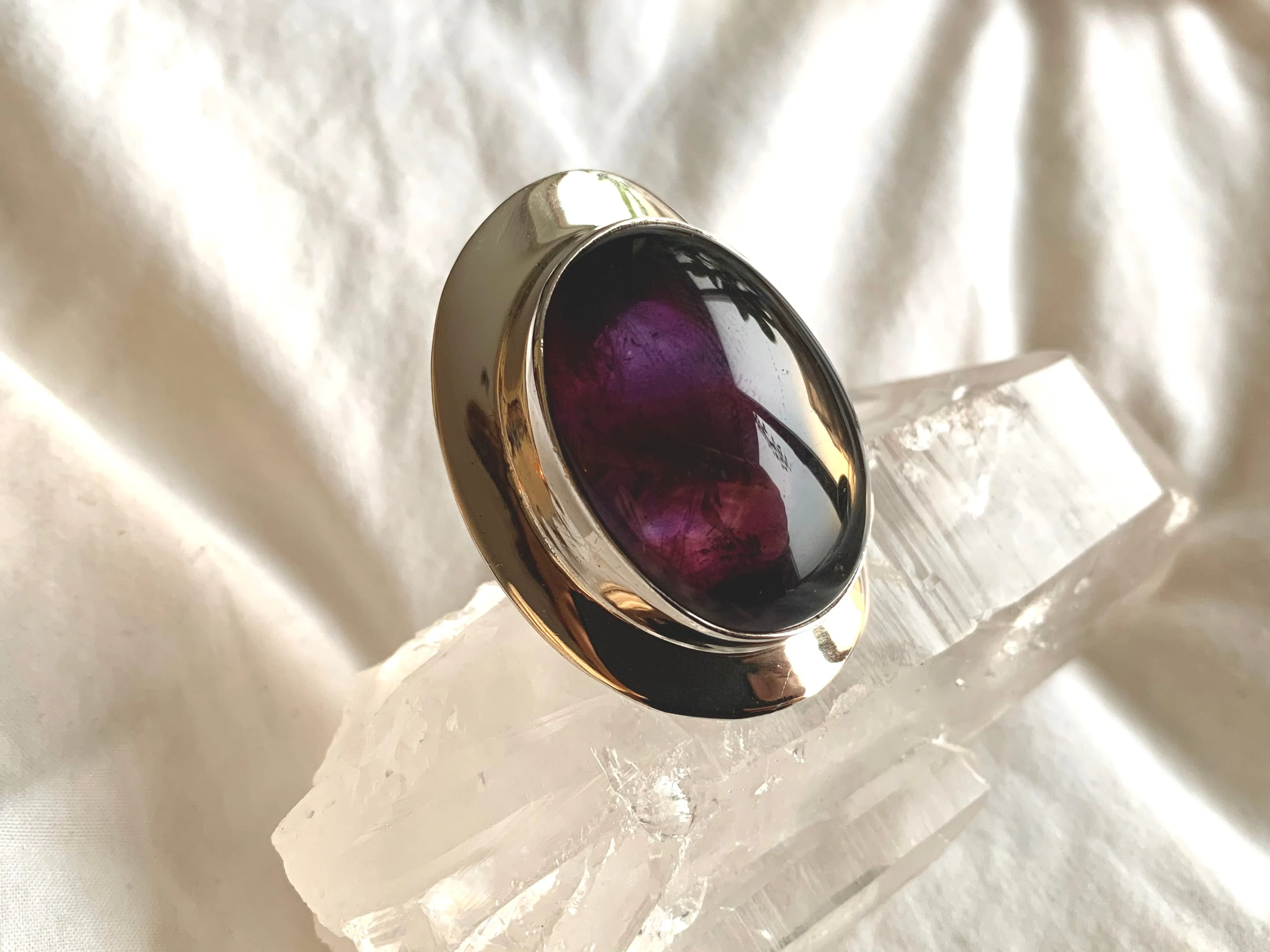 Amethyst Medea Ring - XLarge Oval (US 8.5)