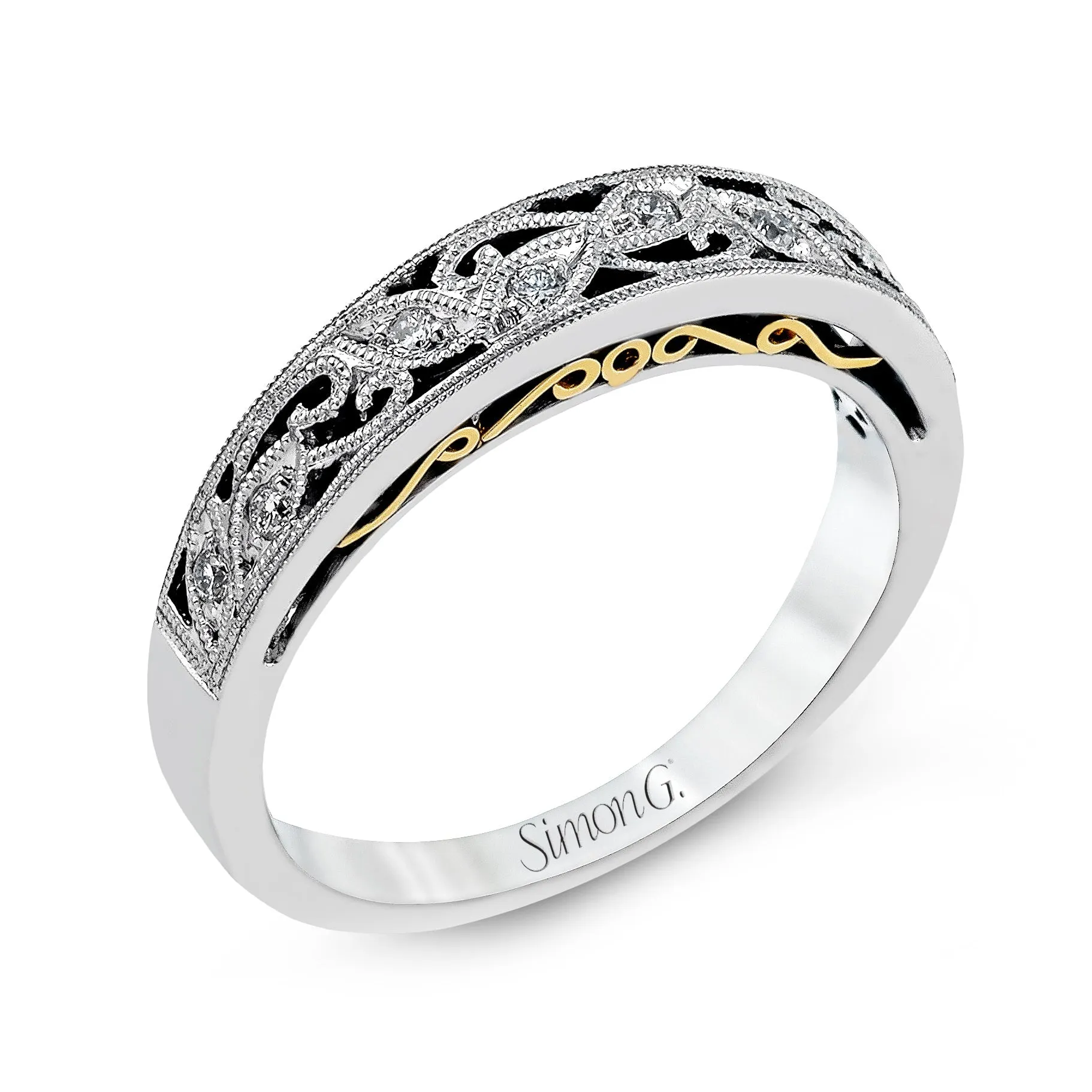 Anniversary Ring In 18k Gold With Diamonds