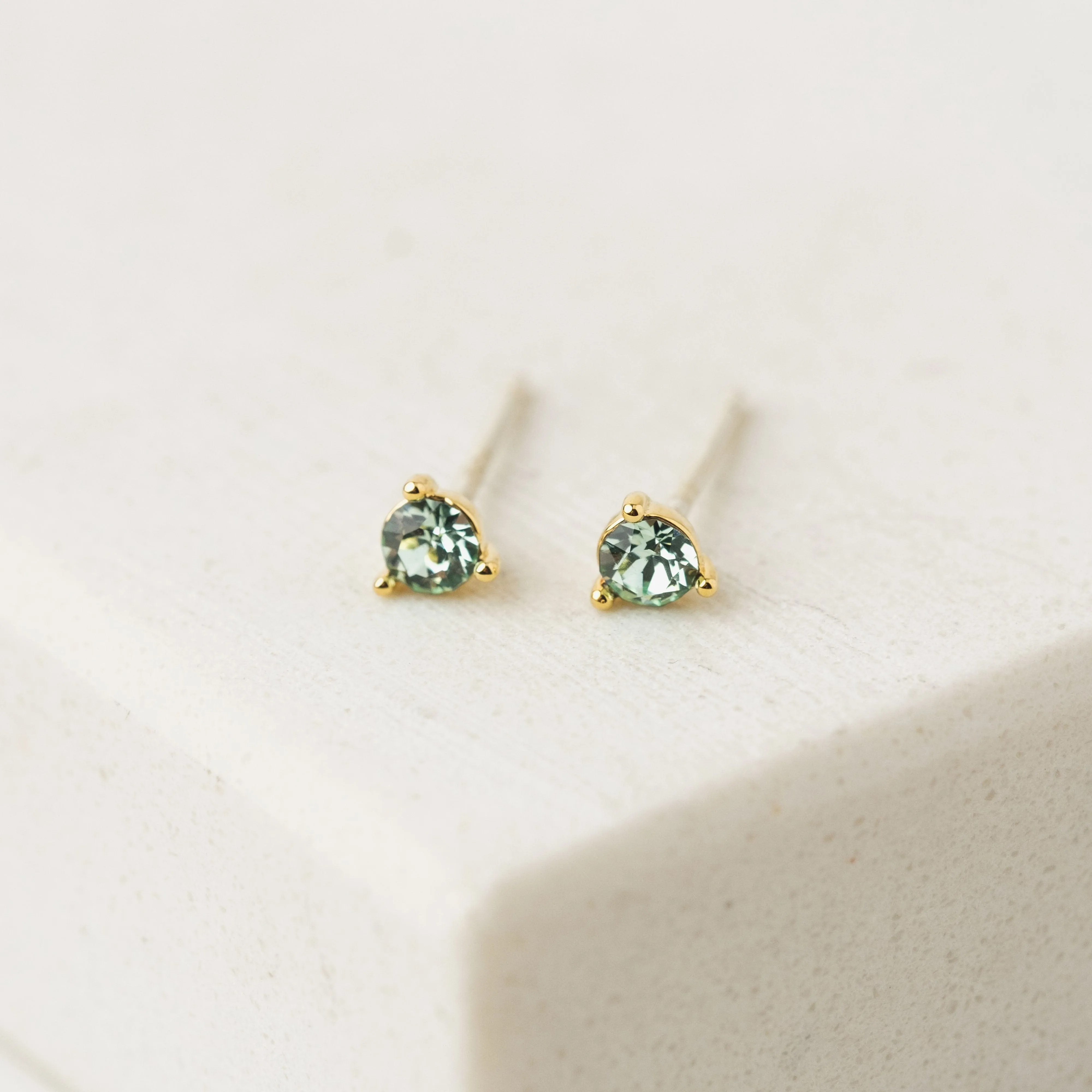 August Kaleidoscope Birthstone Stud Earrings