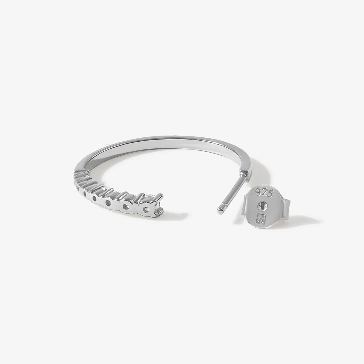 Bentley midi hoop earrings