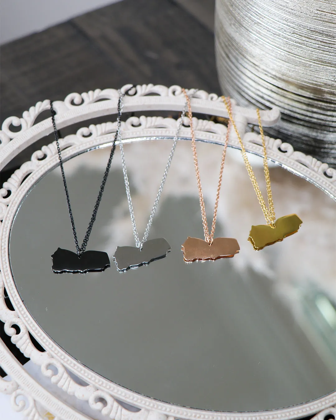 Birthplace Map Necklace- Yemen