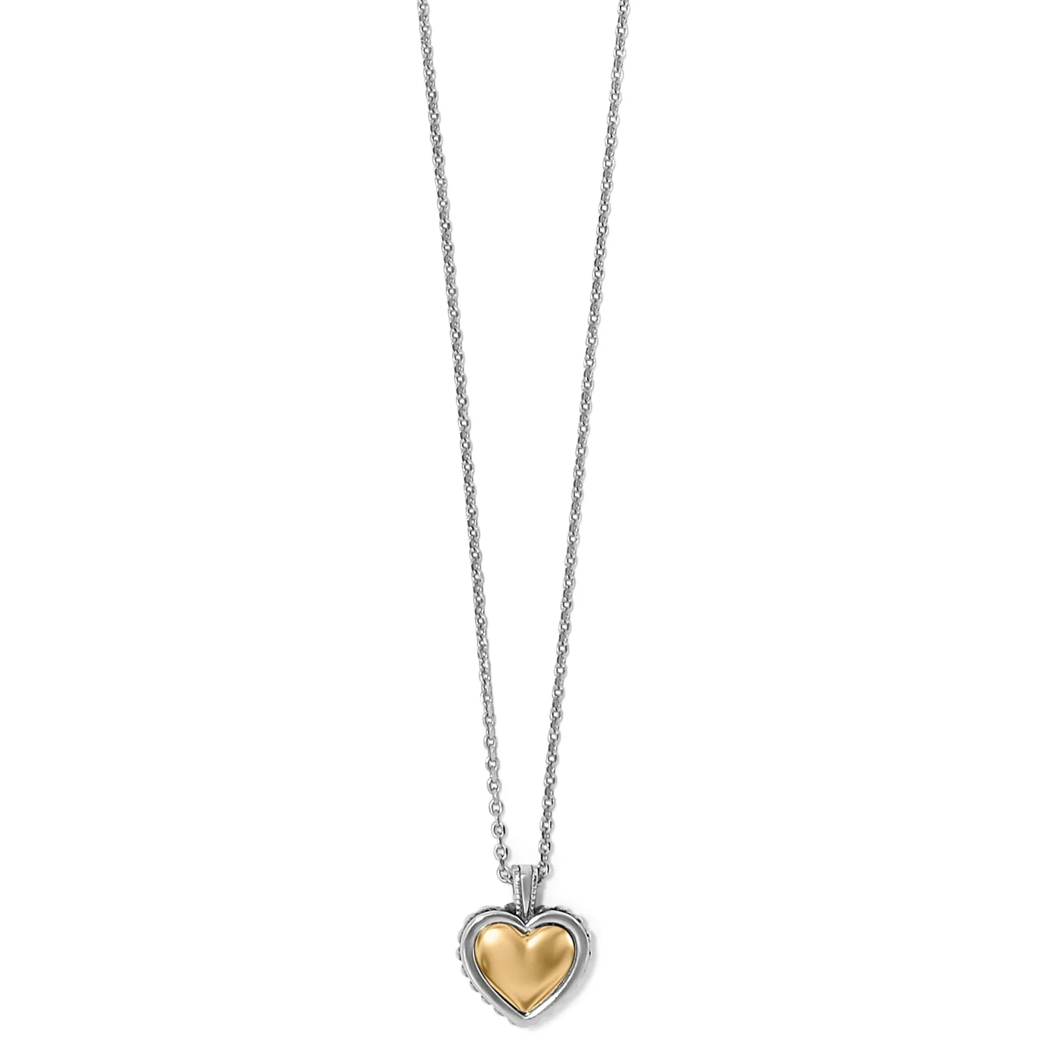 Brighton Pretty Tough Bold Heart Petite Necklace