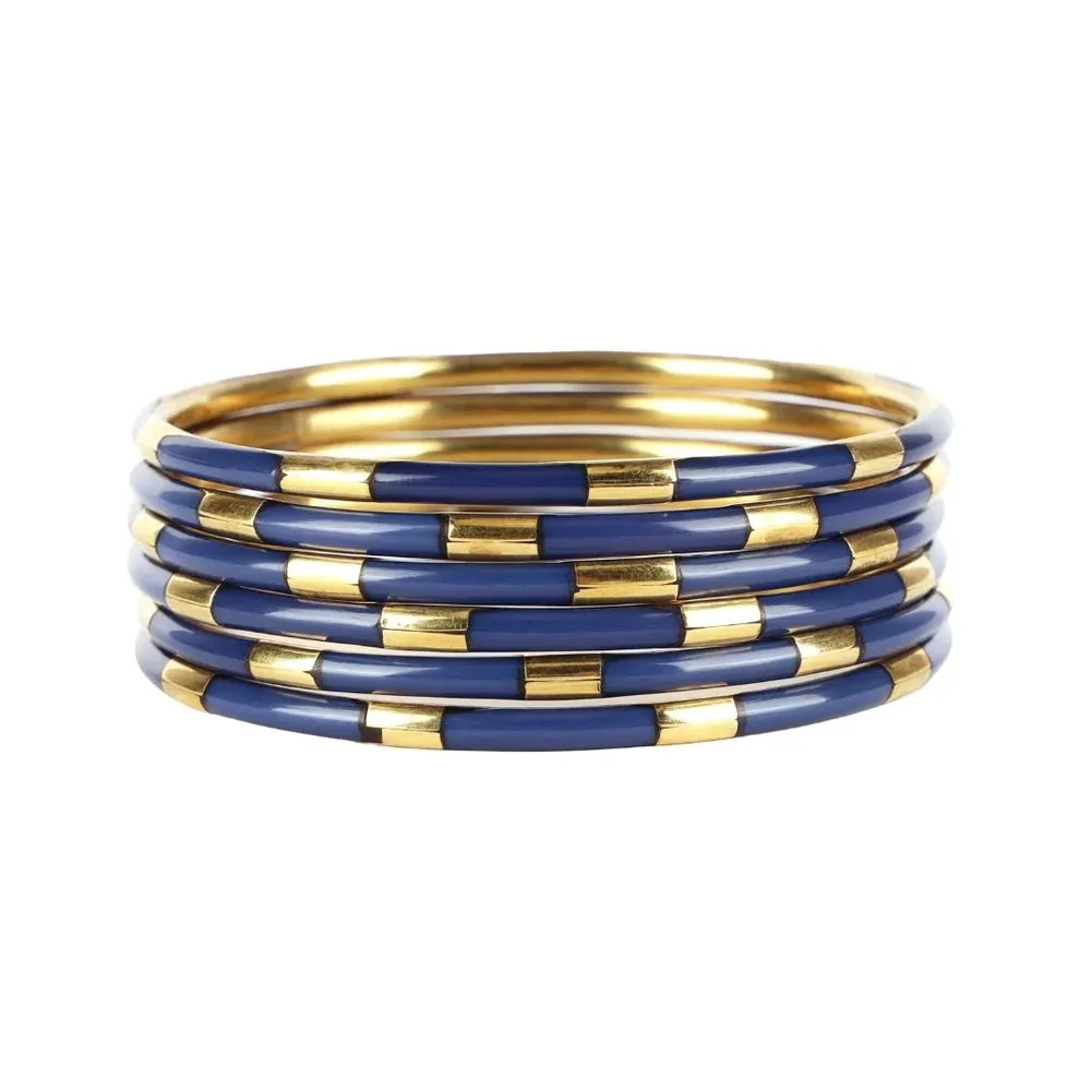 BuDhaGirl Navy Veda Bangles