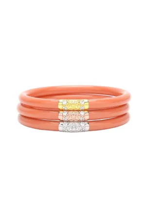 BUDHAGIRL Three Kings All Weather Bangles in Thai Tea