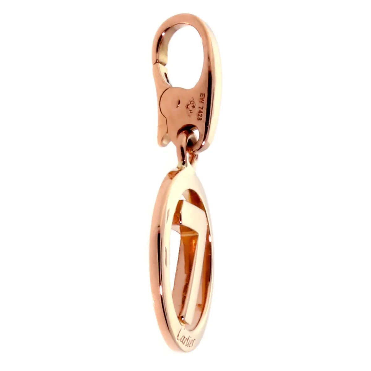 Cartier 7 Rose Gold Charm Pendant