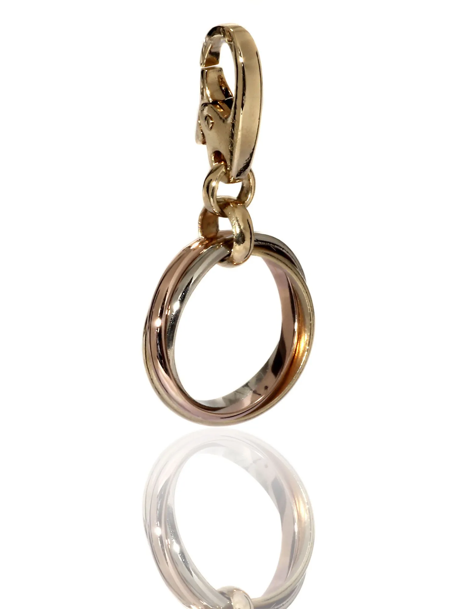 Cartier Trinity Charm Multitone Gold Pendant