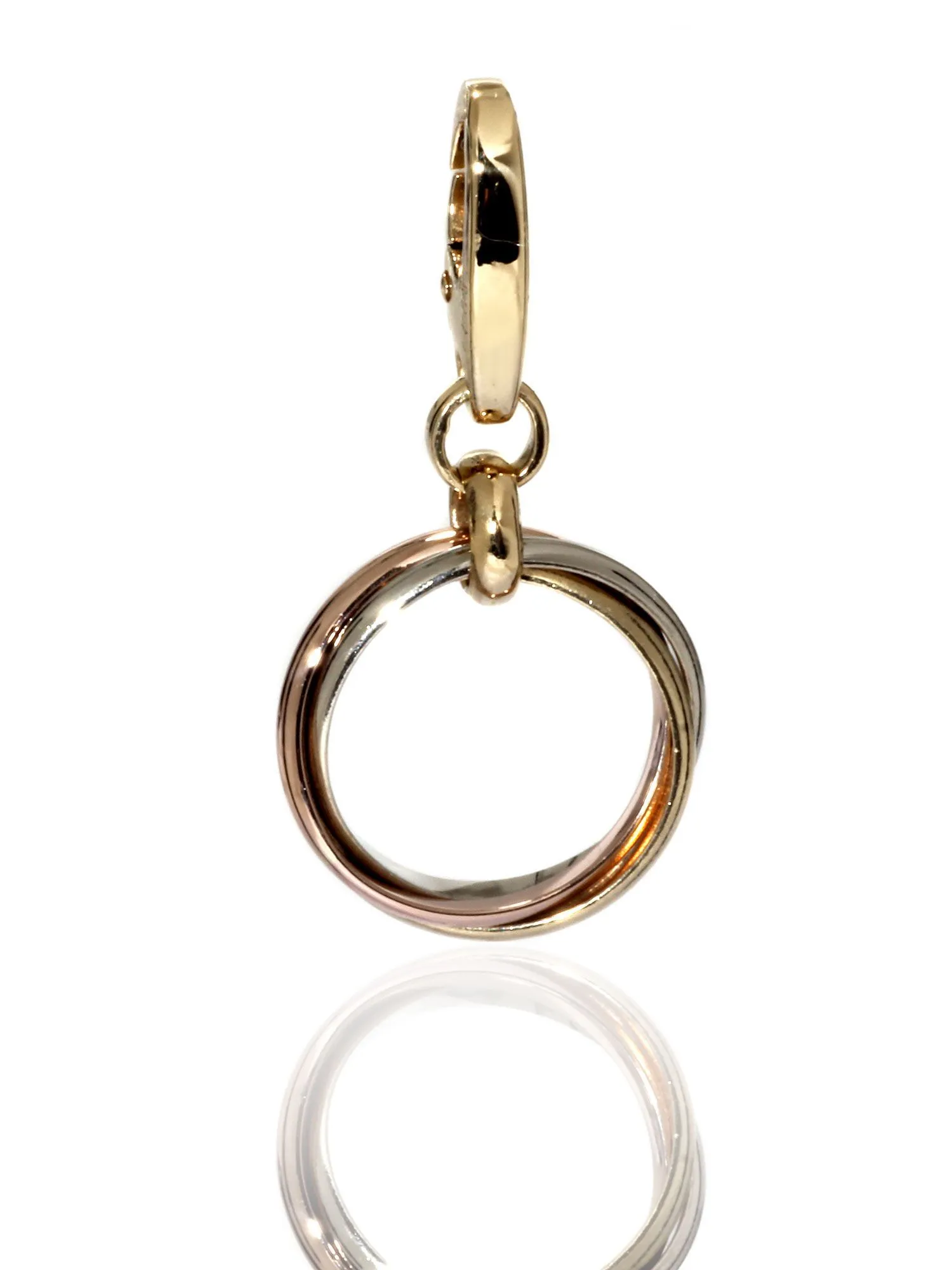 Cartier Trinity Charm Multitone Gold Pendant