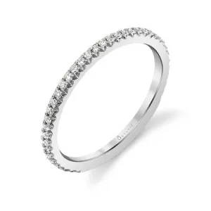 Classic Wedding Band - Adorlee 14k Gold White