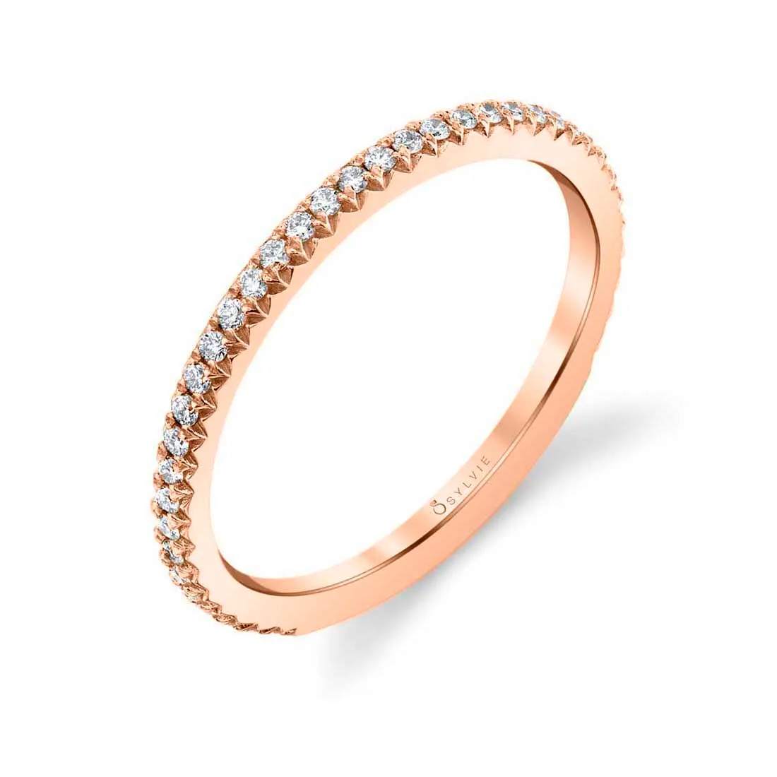 Classic Wedding Band - Adorlee 18k Gold Rose