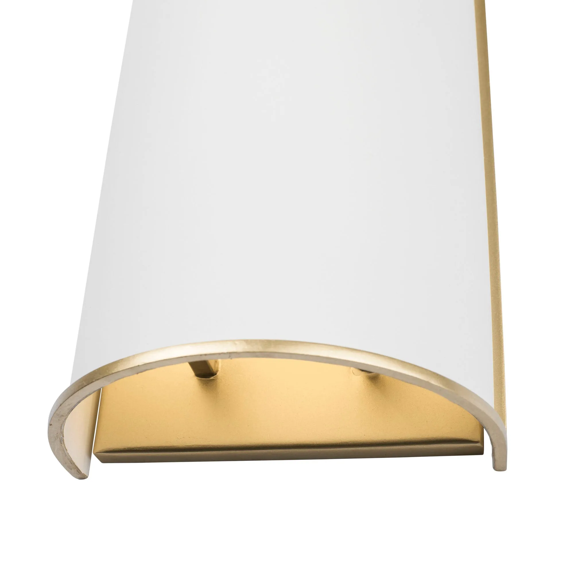 Coco 364W02MWFG 2-Light Wall Sconce - Matte White/French Gold