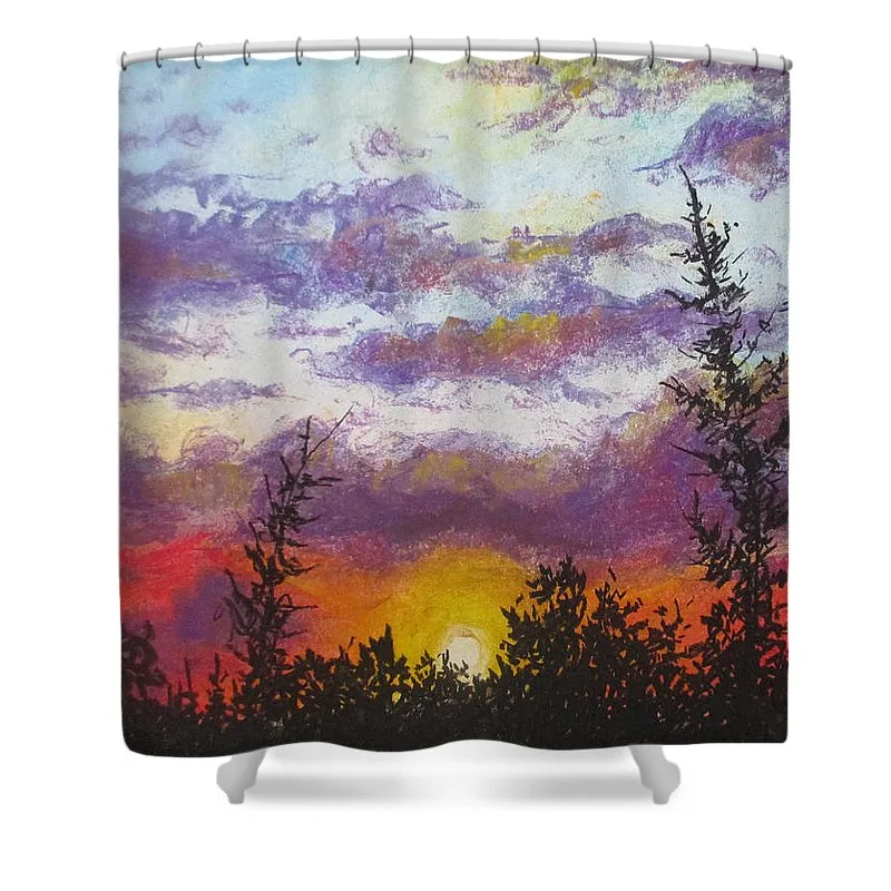 Dancing in Dark - Shower Curtain