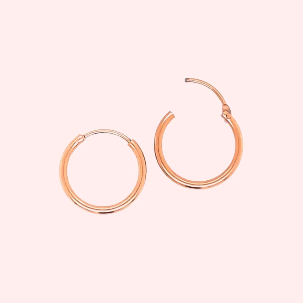 Delicate Hypoallergenic Hoop Earrings