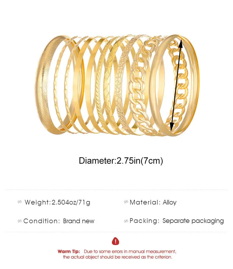 Fashion Stainless Steel Bracelets for Women Twist Texture Bangles Gold Silver Color Jewelry