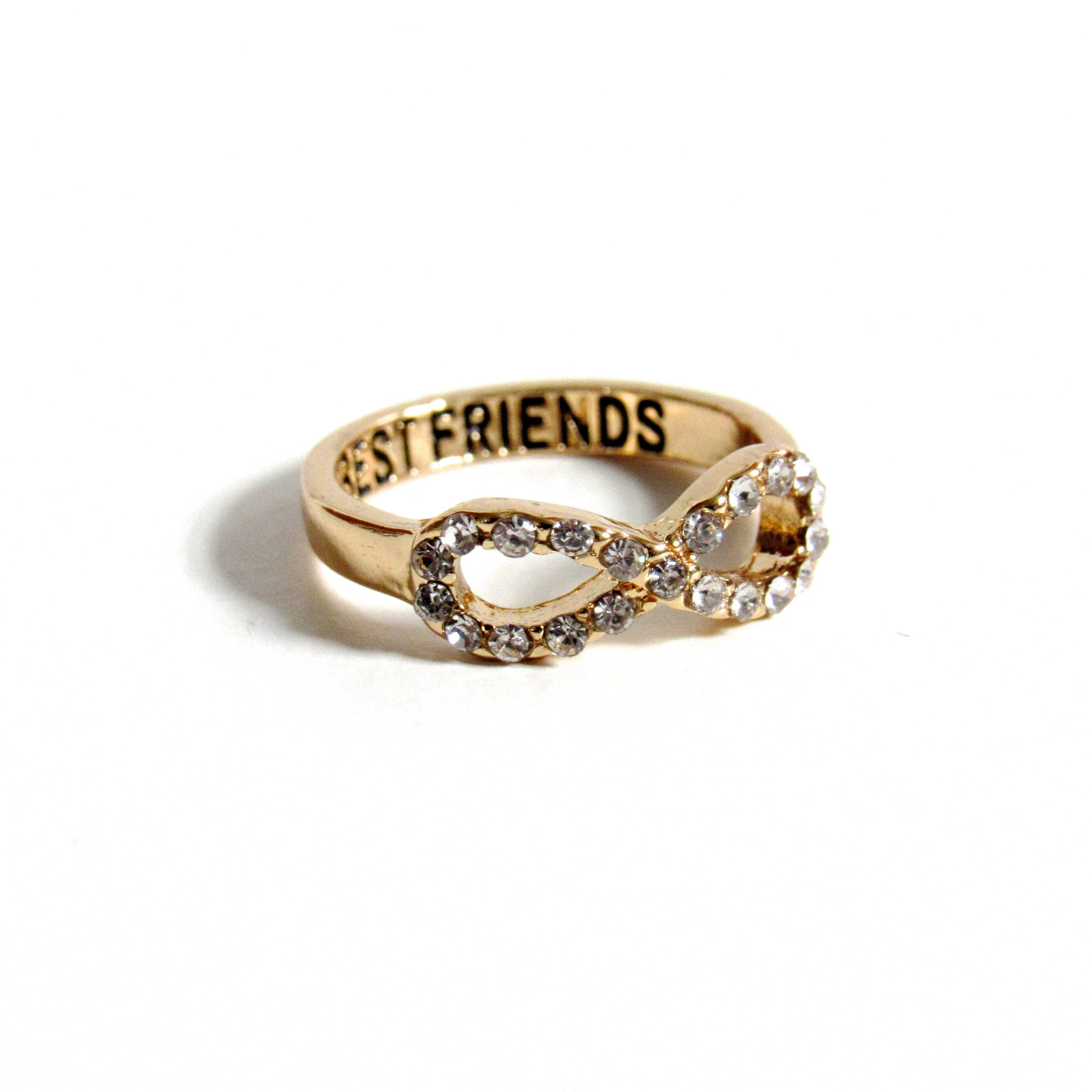 Gold Friends for Life Rings