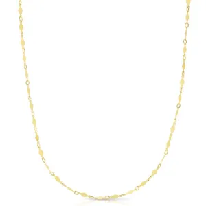 Gold Kite Chain Necklace