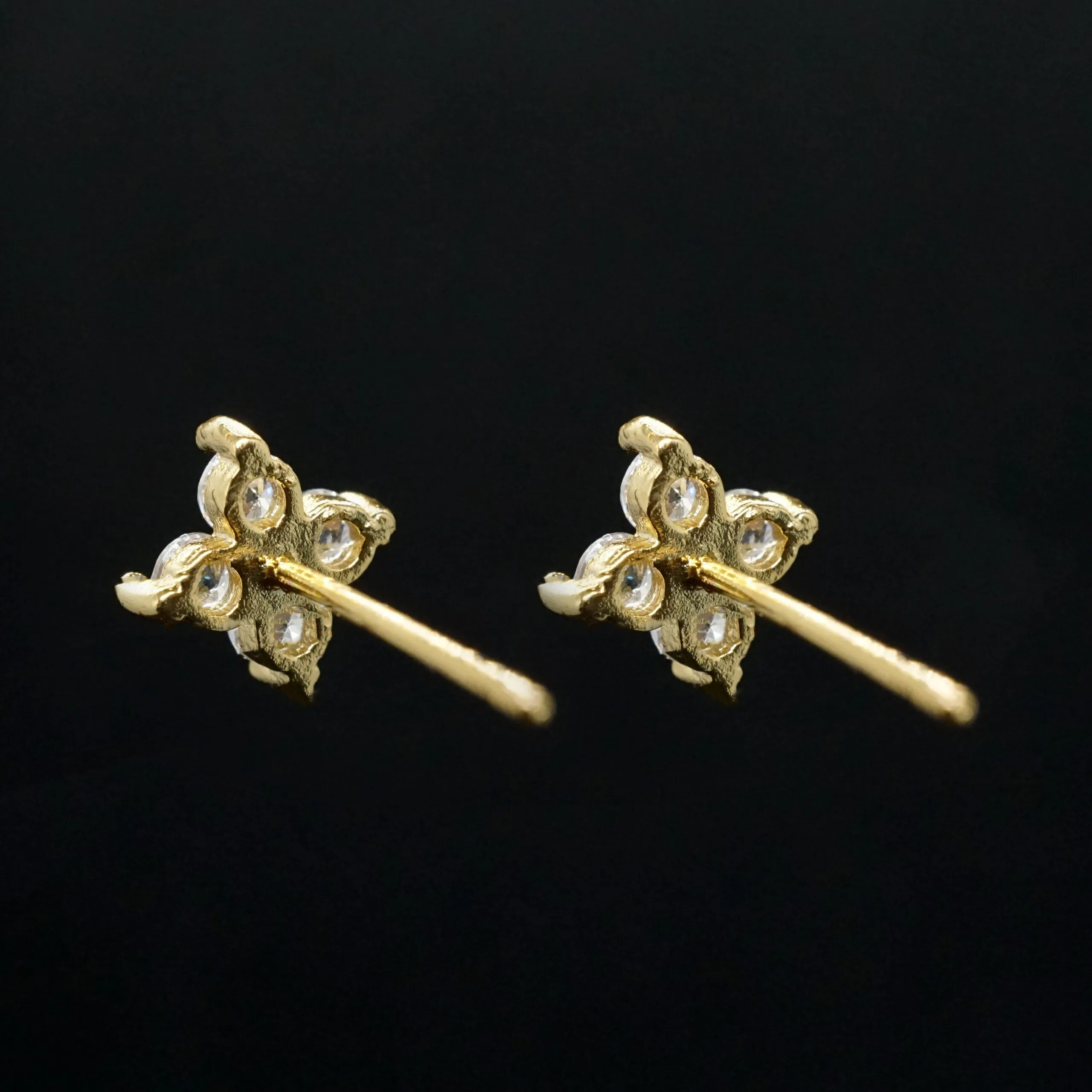 Harper X - Very Tiny Hydrangea Flower Inspired Stud Earrings