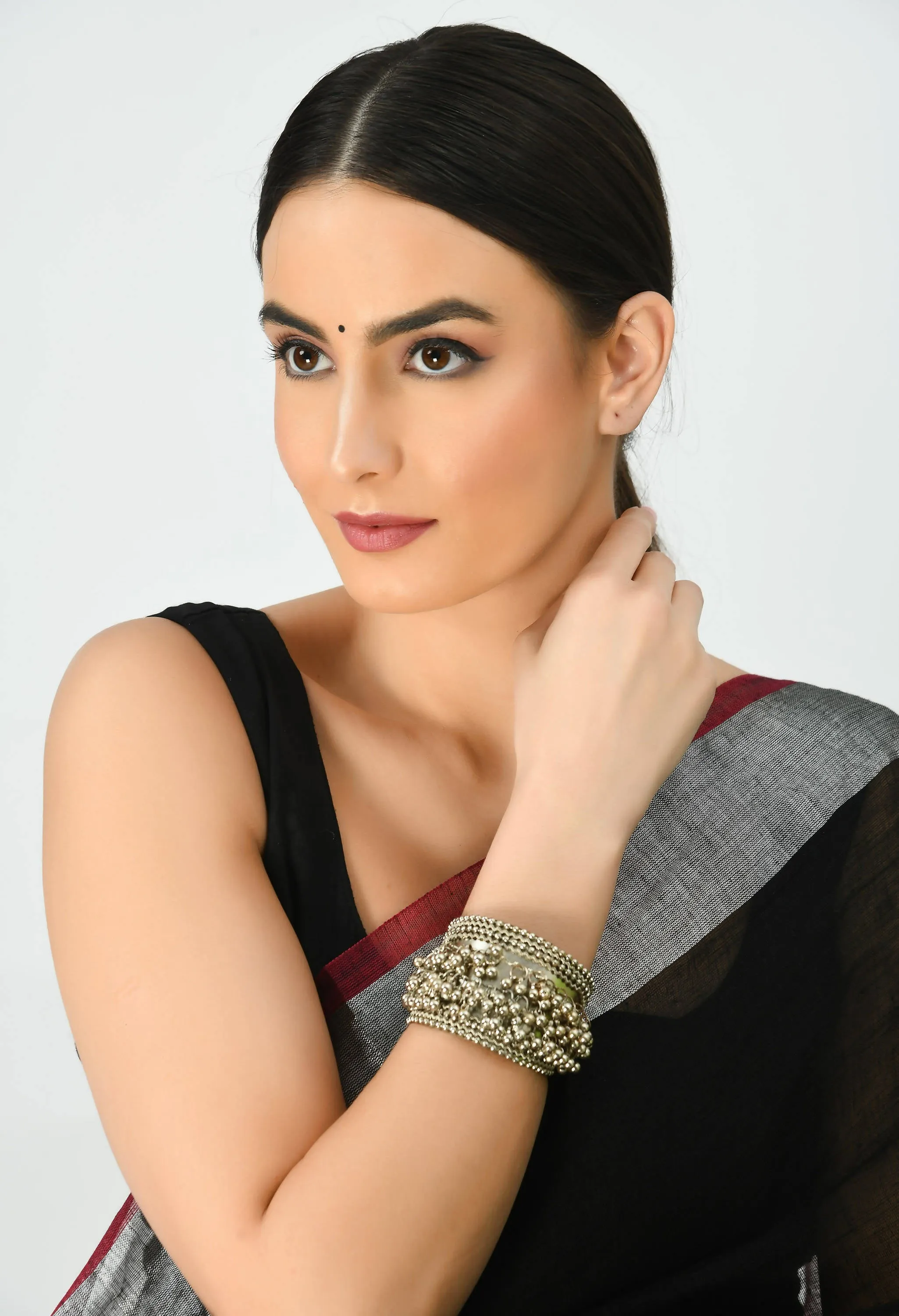 Johar Kamal Trendy Oxidized Ghungru design Bracelet Jkbracelet_007