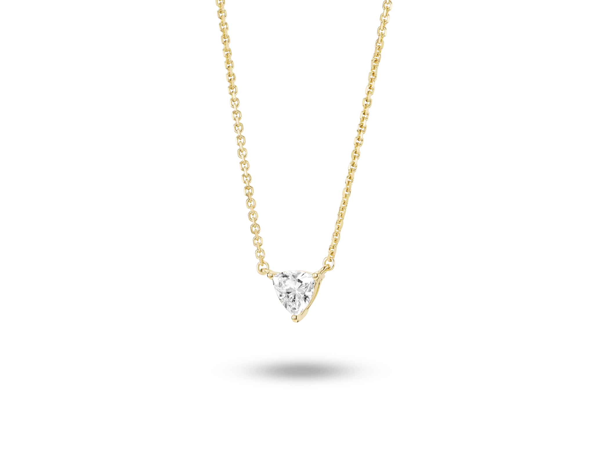 Lab-Grown Diamond ct. Mini Trillion Pendant | White