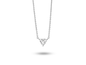 Lab-Grown Diamond ct. Mini Trillion Pendant | White