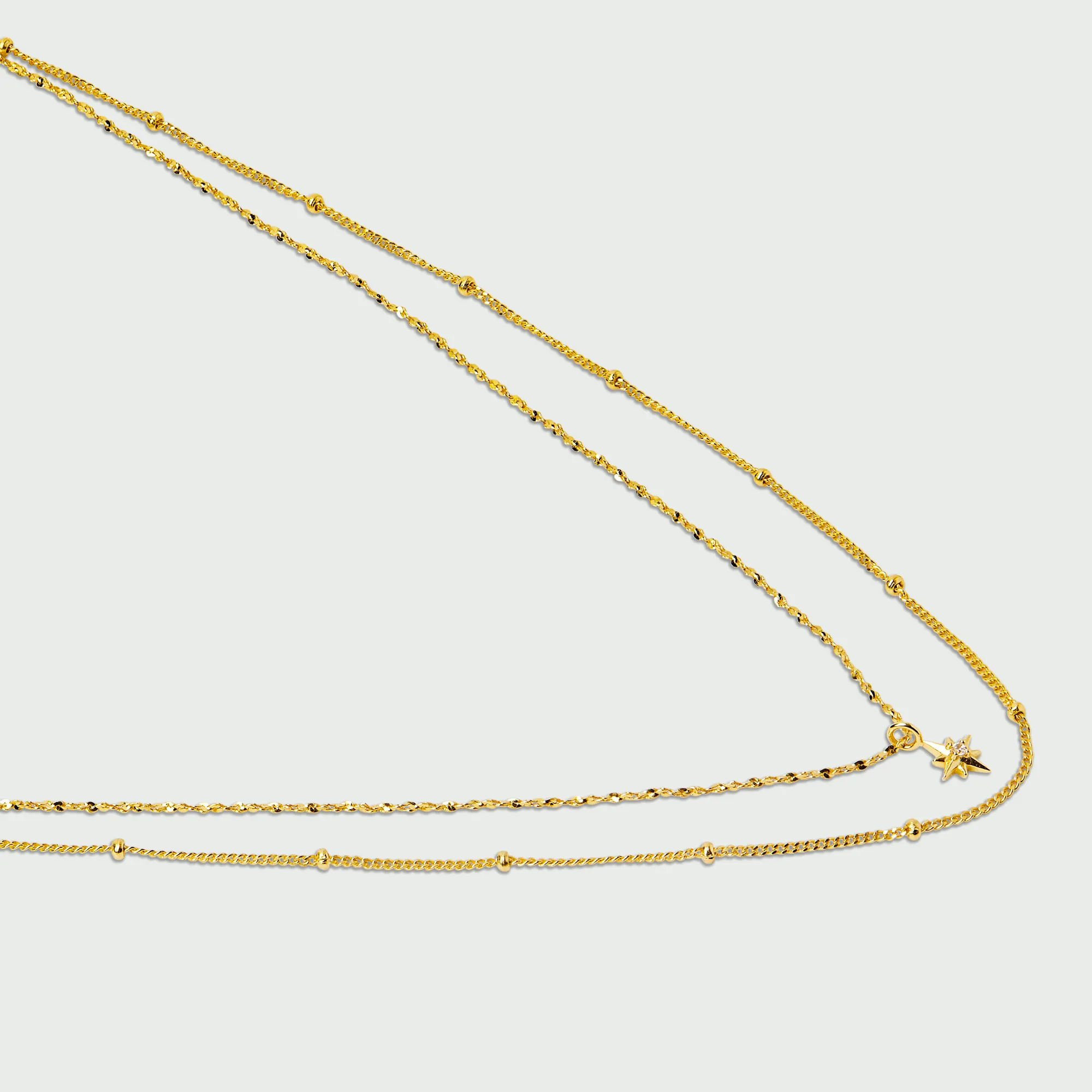 LUXE Starburst 2-Row Necklace