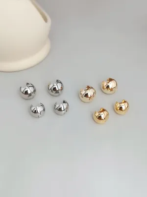 Minimalist Round Ball Earrings