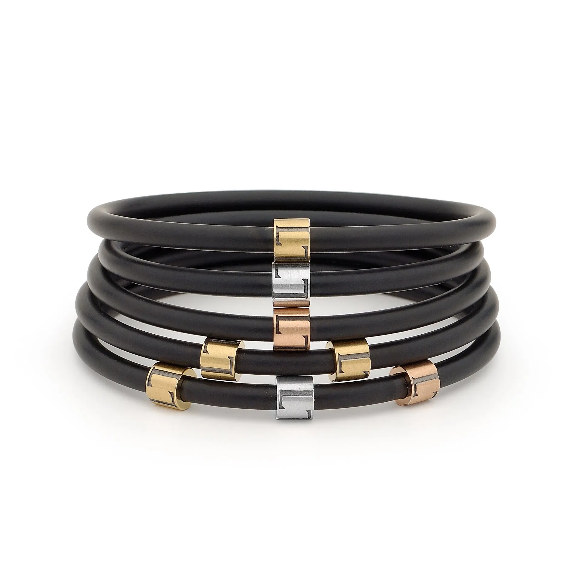 Neoprene L Spacer Bangles