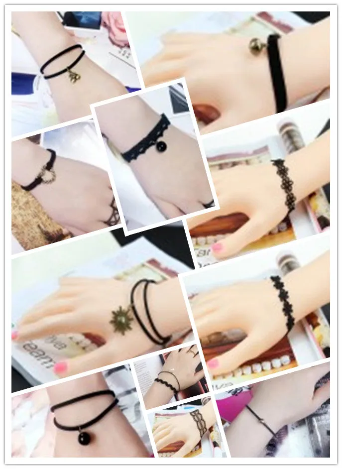 New Ethnic Wind Fashion Creative Lace Bracelet Korean Simple Vintage Boheme Flowers Bracelets & Bangles For Woman Charms Jewelry