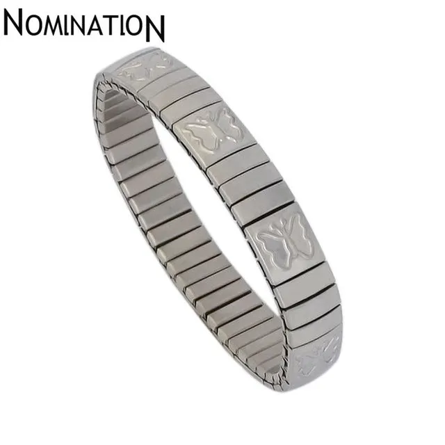 New Trend Among Western Vintage 2017 Men's Classic Stainless Steel Bracelet Titanium Steel Gold Flower Bracelet Stainless Steel