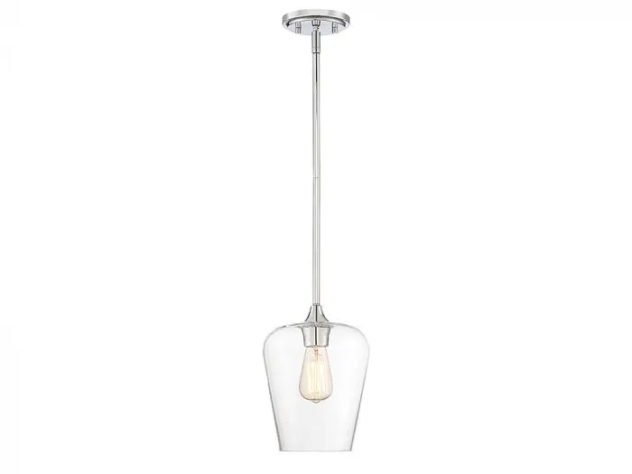 OCTAVE 1 LIGHT PENDANT, POLISHED CHROME