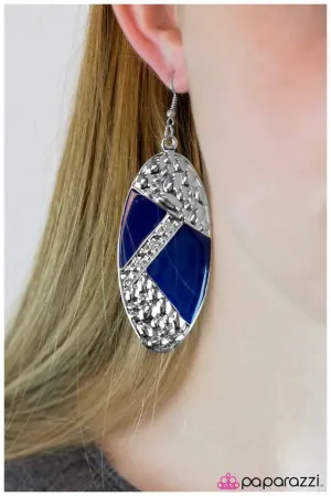 Paparazzi Earring ~ The Coast Is Clear! - Blue