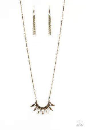 Paparazzi Necklace ~ Empirical Elegance - Brass