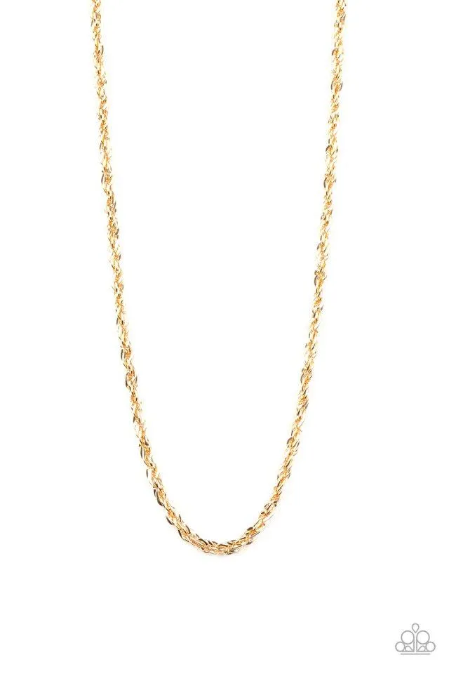 Paparazzi Necklace ~ Instant Replay - Gold