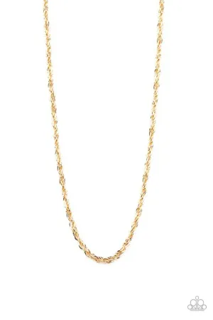 Paparazzi Necklace ~ Instant Replay - Gold