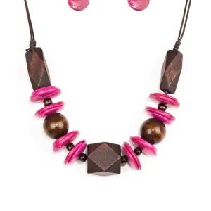 Paparazzi Necklace ~ Pacific Paradise - Pink