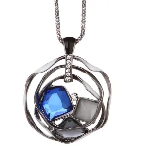 Pendant Necklaces Sweater Long Crystal Chain