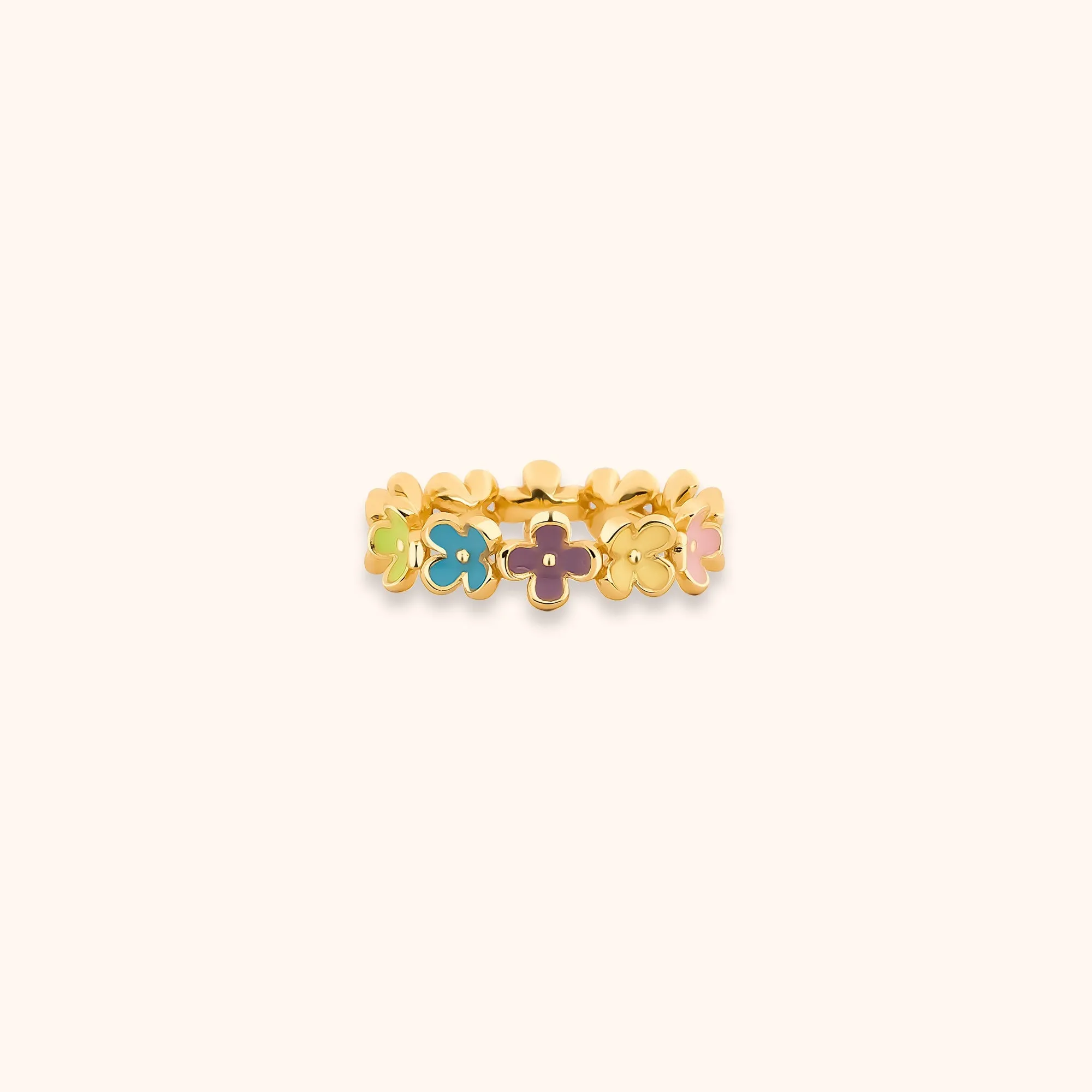 "Colorful Flowers" Ring