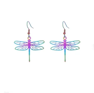 Rainbow Dragonfly Earrings