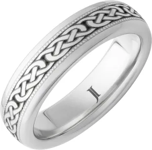 Serinium Ring With Celtic Knot Pattern