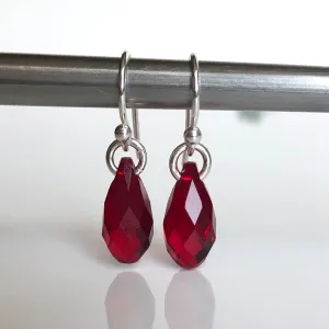 teardrop earrings - Siam