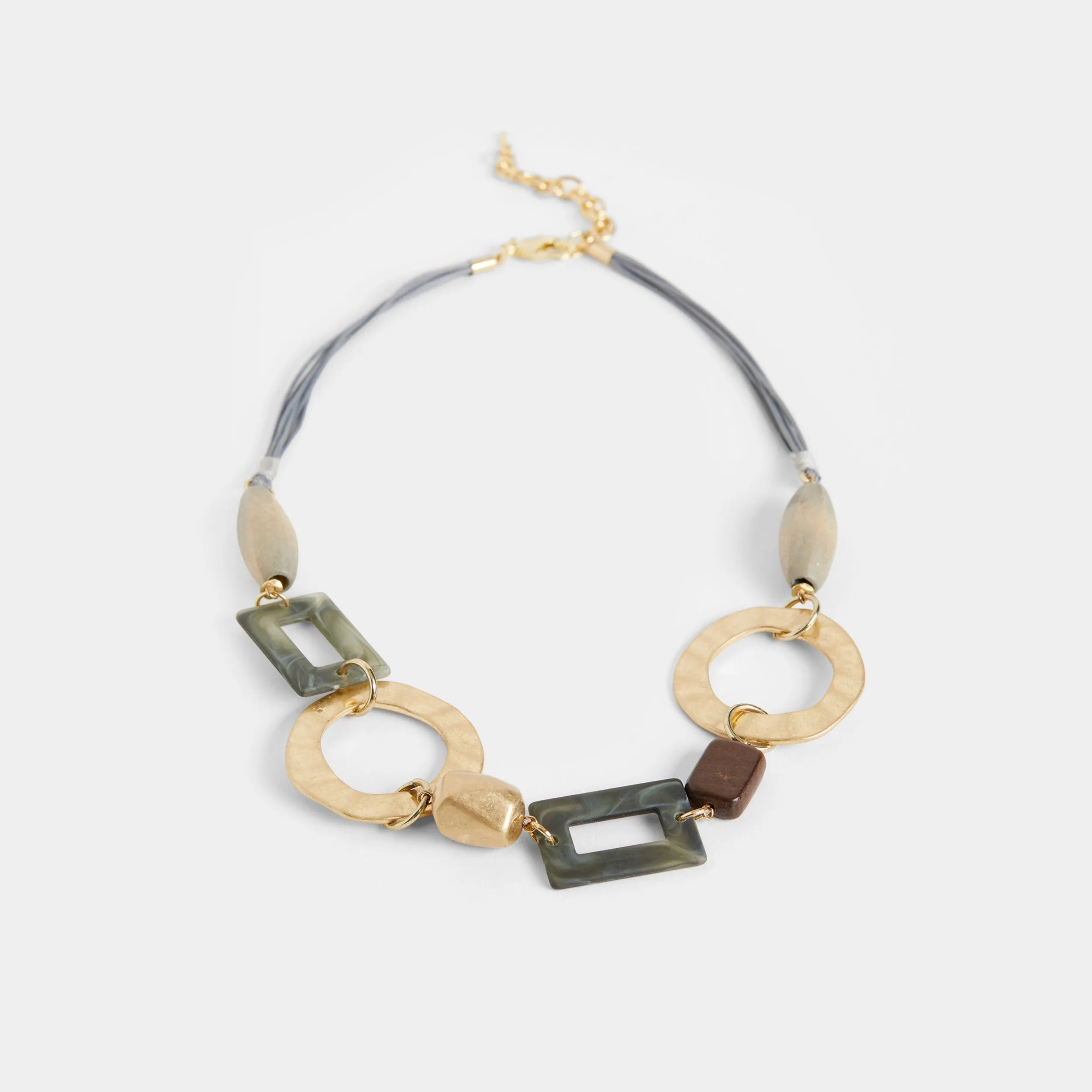 Tessa Necklace - Grey