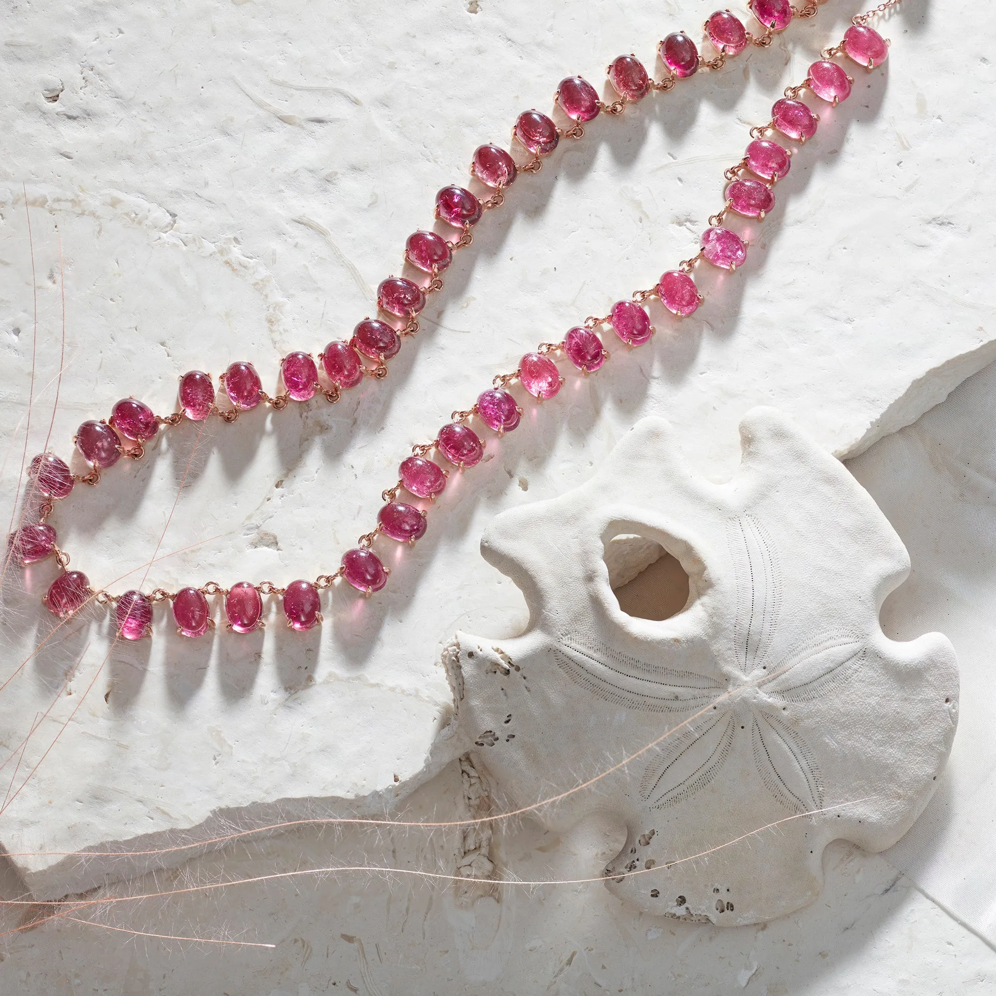 The Lena Magenta Tourmaline Necklace