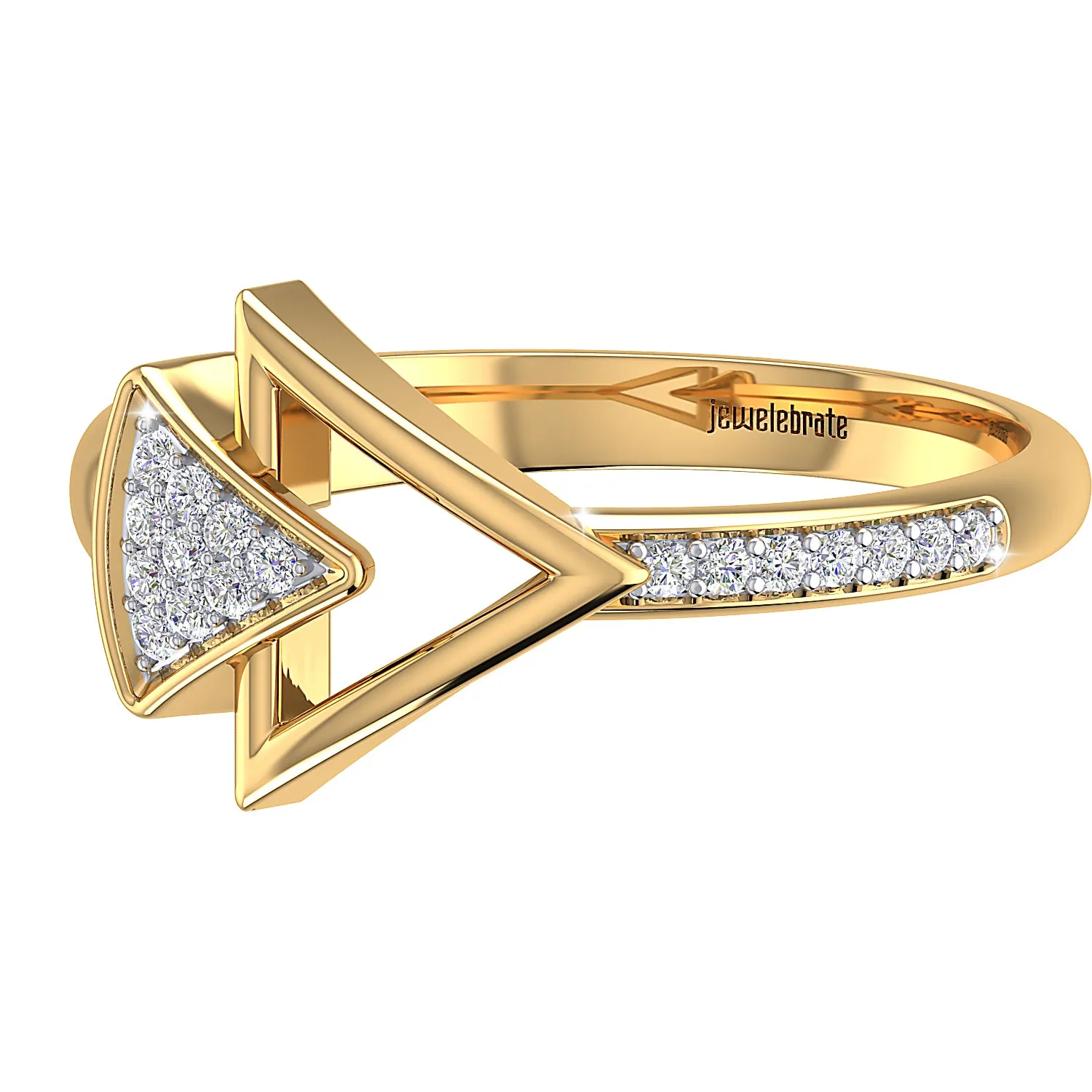 THE SPARKLING ARROW RING