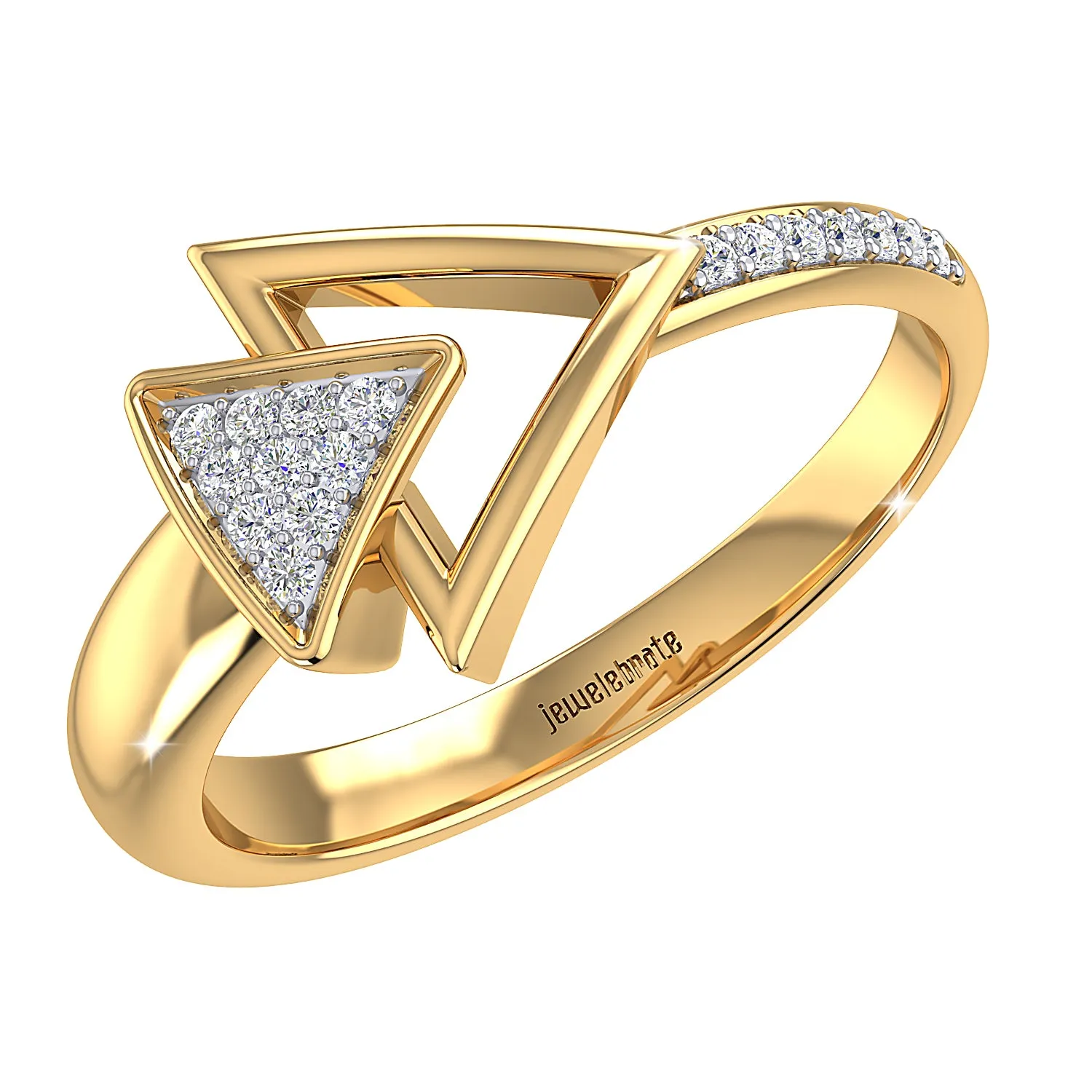 THE SPARKLING ARROW RING