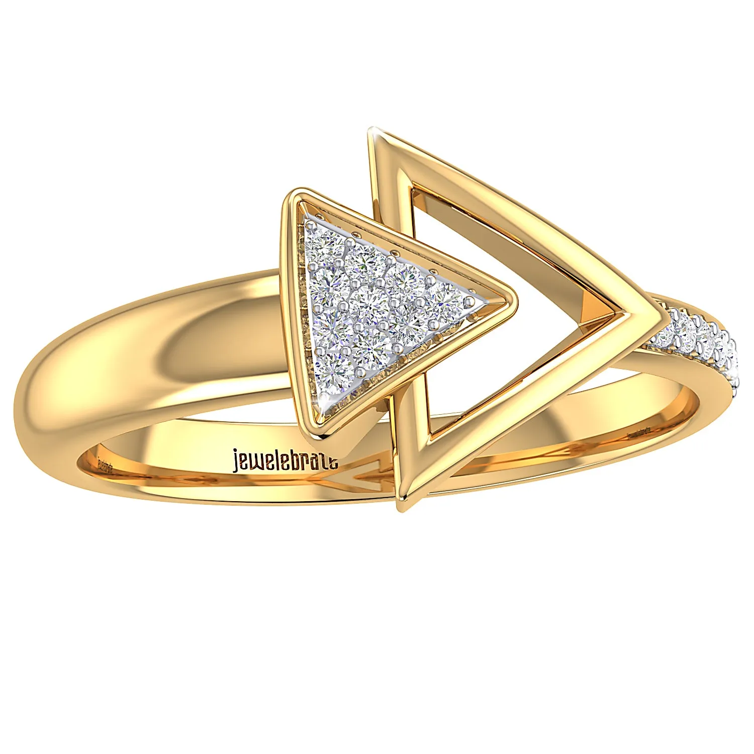 THE SPARKLING ARROW RING