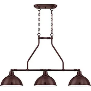 Timarron 3 Light Island in Aged Bronze Brushed