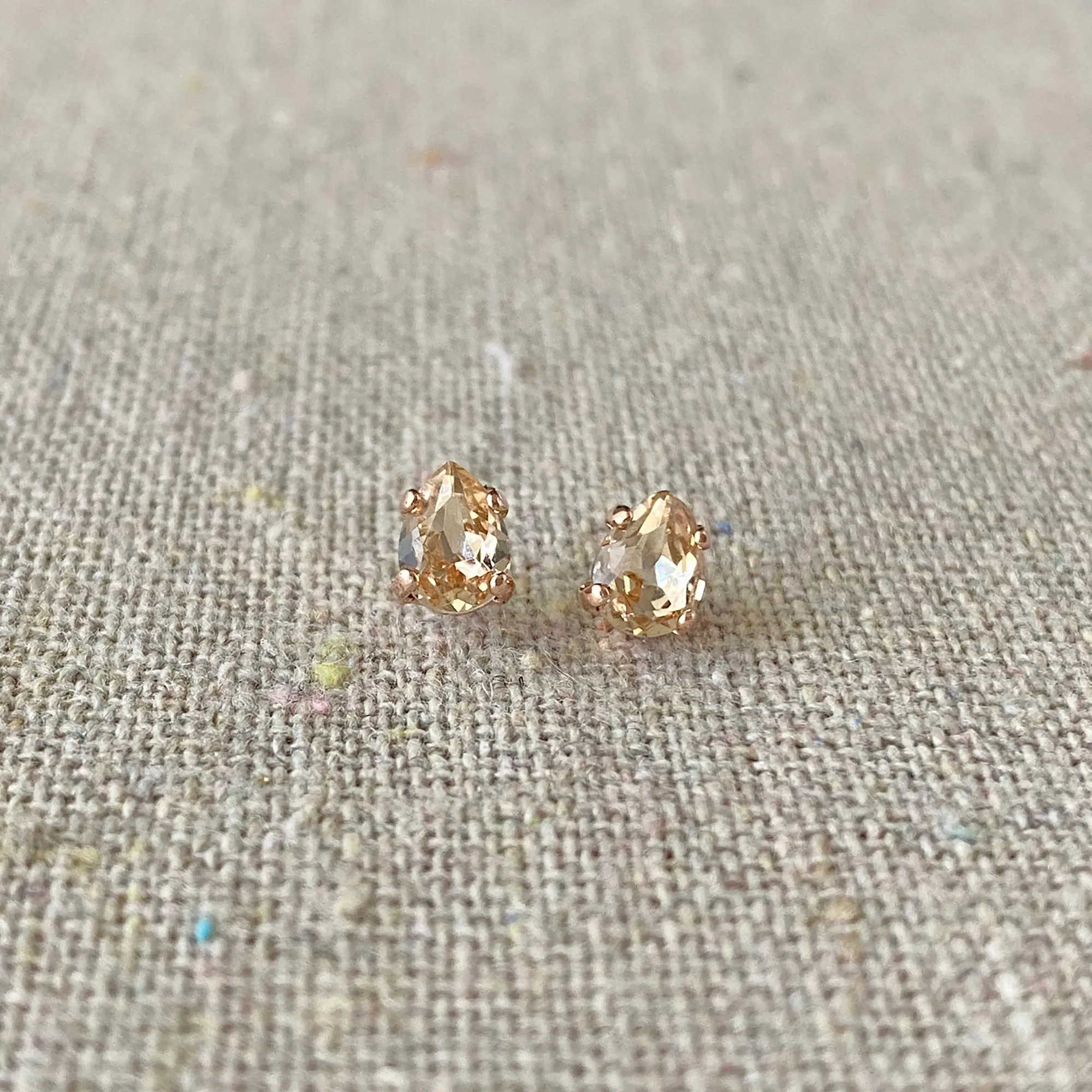 Tiniest Pear Post Earrings