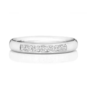 Wedding Band 9ct White Gold Diamond Eternity Ring W224W/I